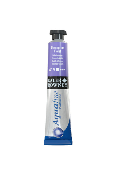 Daler Rowney Aquafine Tüp Sulu Boya 8ml - 419 Ultramarine Violet