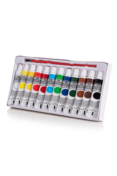 hobi24 Artzone Ekonomik Yağlı Boya Seti 12x12ml
