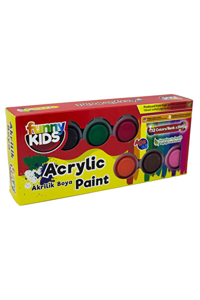 Rich Funny Kids Akrilik Boya Seti 12x25ml