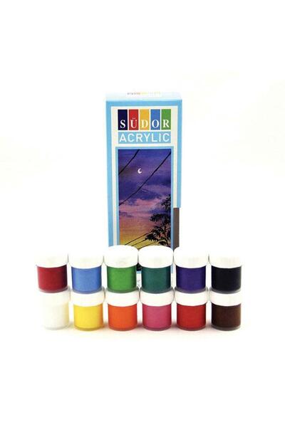 Südor Akrilik Boya Seti 12 Renk x 20 ml