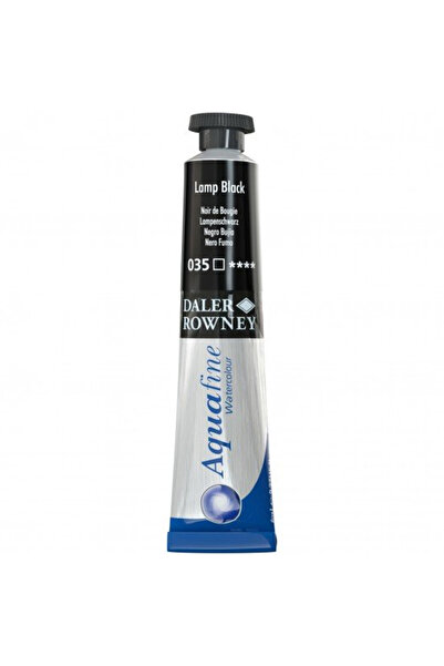 Daler Rowney Aquafine Tüp Sulu Boya 8ml - 035 Lamp Black