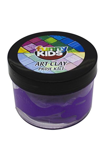 Rich Funny Kids Art Clay Proje Kili 40cc - Mor