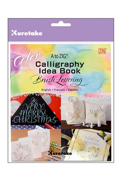 Zig Calligraphy Idea Book Color Training Booklet Intx500-812