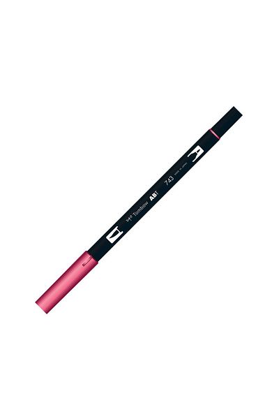 Tombow Ab-t Dual Brush Pen Grafik Kalemi Hot Pink 743