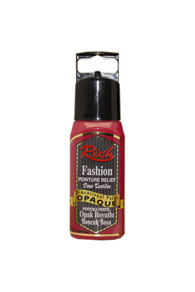 Rich Opak Boyutlu Boncuk Boya 60cc - Kırmızı 142