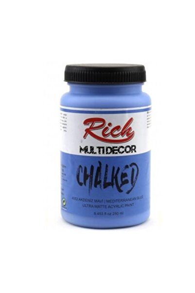 Rich Multi Decor Chalked Akrilik 250ml N:4552 Akdeniz Mavi