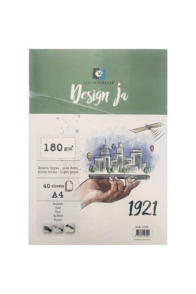 Pebeo Alex Schoeller A4 Design Ja 40 Page Sketchbook