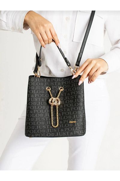Just Polo Women's 3 Compartment Adjustable Long Strap Hand and Shoulder Bag Tm1122