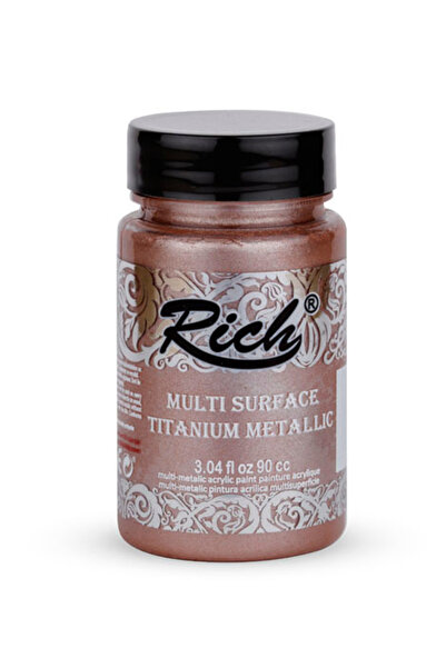 Rich Multi Surface Titanium Metalik Boya 90 cc. N:2528 Antik Pembe