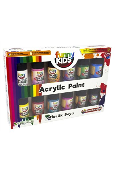 Rich Funny Kids Akrilik Boya Seti 12x20ml