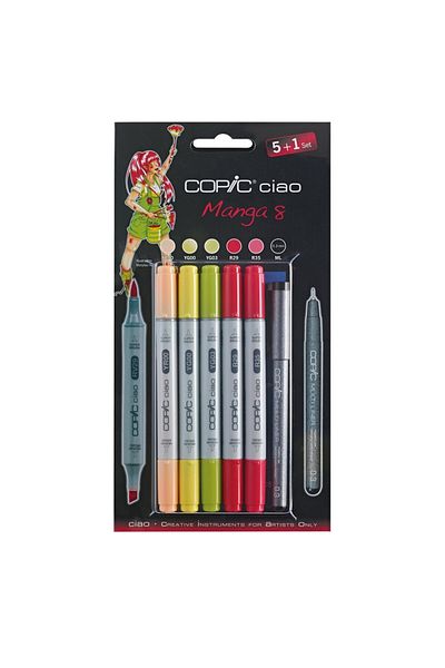 Copic Ciao 5 1 Set - Manga 8 Book