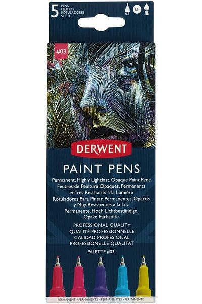 Derwent Graphik Line Painter 5 Colors - Set 3