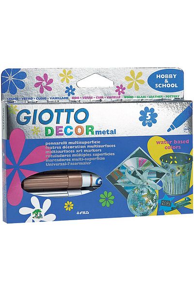 Giotto Decor Metal Felt Pen Set