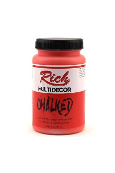 Rich Multi Decor Chalked Akrilik 250ml N:4530 Pastel Kırmızı