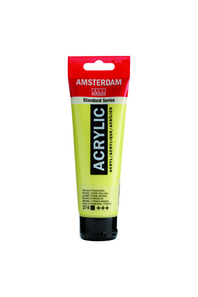 Talens Amsterdam Akrilik Boya 120ml. N:274 Nickel Titanium Yellow