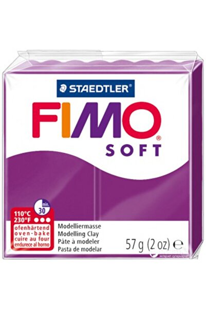 Staedtler Fimo Soft Polimer Kil 57Gr. Violet Purpură