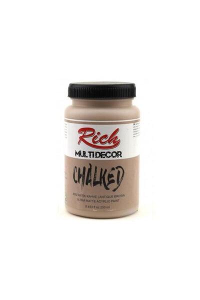 Rich Multi Decor Chalked Akrilik 250ml N:4582 Antik Kahve