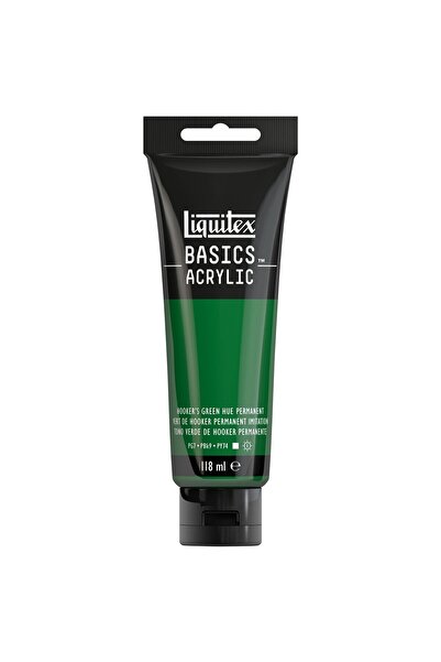 Liquitex Basics Akrilik 118ml - Hooker's Green Hue Permanent 224