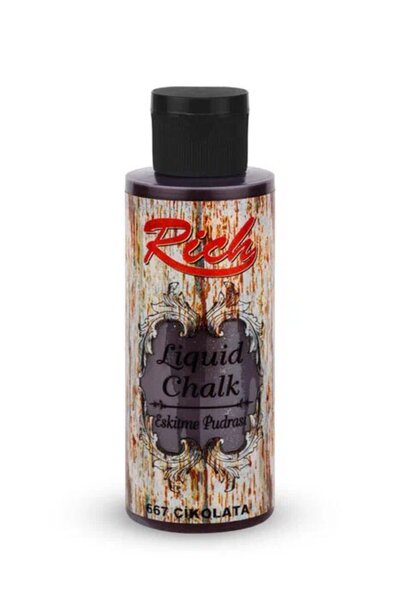 Rich Liquid Chalk - Eskitme Pudrası 120cc - Çikolata 667