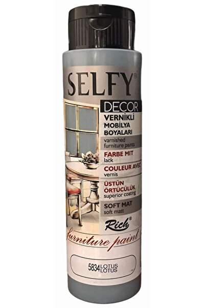 Rich Selfy Decor Vernikli Boya 500cc - Lotus 5834