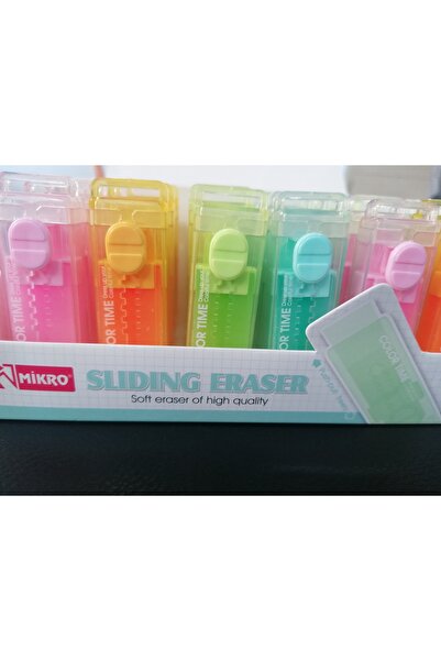 TRKZ SHOP Sürgülü Silgi Mikro 3 Adet