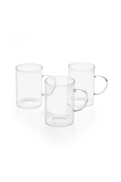 evimdeyokyok Decohandy 3-Pack Glass Mug 200 ml
