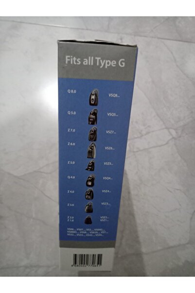 SÜPYE Σακούλα σκόνης για ηλεκτρική σκούπα Bosch Siemens G All Power Lux Boxed (Το κουτί περιέχει 4 τεμάχια)