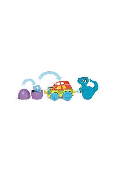 TOYFEST دينو والمركبة الملونة