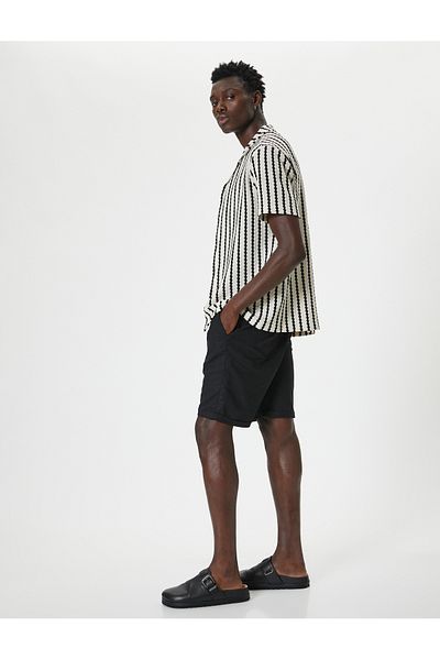 Koton Bermudashorts aus Leinenmischung – Taschen und Beindetails