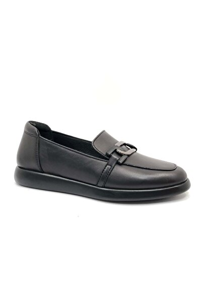 Greyder 32252 Zn Δερμάτινα Comfort Casual Γυναικεία Παπούτσια ΜΑΥΡΟ