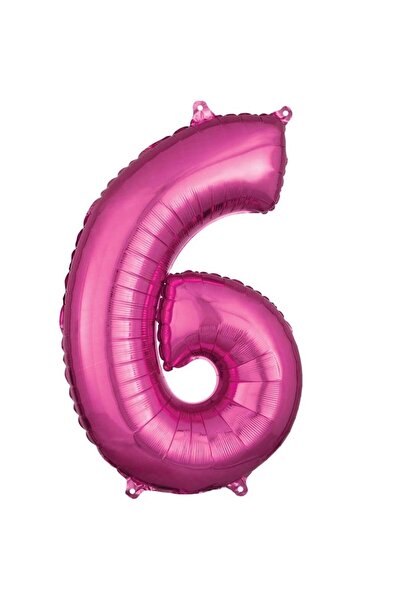 Adana Pasta Malzemeleri 6 Pink 34 Inch Foil Balloons