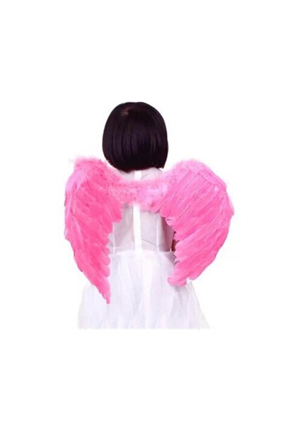 NW NessiWorld نيسي وورلد لون وردي مقاس طفل صغير جناح ملاك 40 × 55 سم