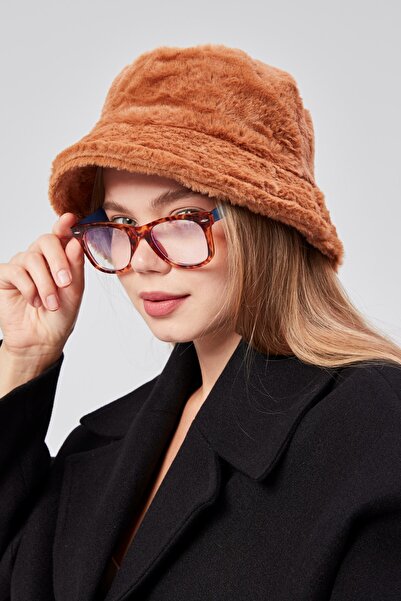 derikem قبعة صياد نسائية من القطيفة على شكل دلو، قبعة نسائية ناعمة وريشية