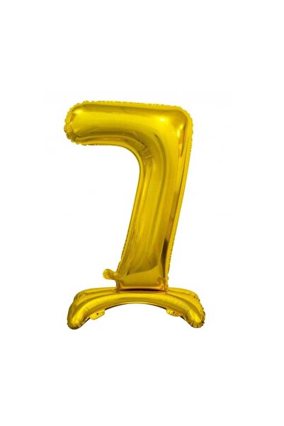 Adana Pasta Malzemeleri 7-foot figure foil balloon gold 32 inch