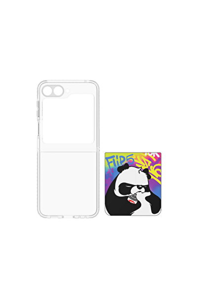 Samsung Galaxy Z Flip 5 Dinamik Tasarım Kılıf - Angry Panda