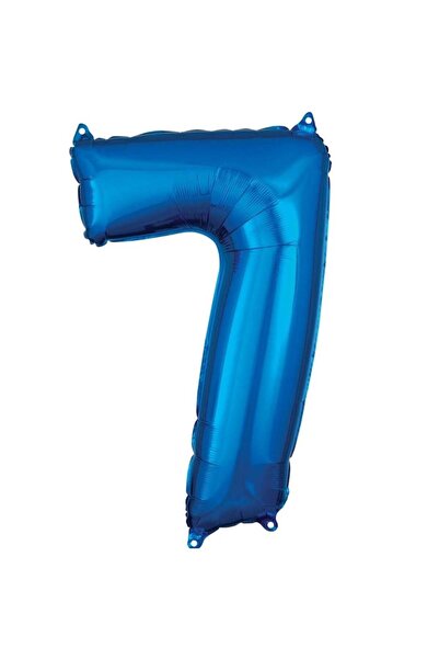 Adana Pasta Malzemeleri 7 Blue 34 Inch Foil Balloons