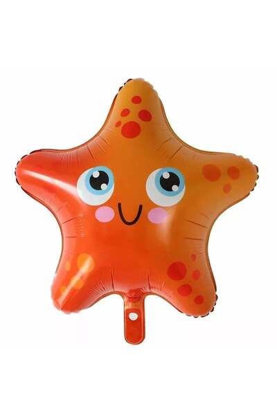 Adana Pasta Malzemeleri بالون من رقائق الفويل على شكل نجمة بحر مقاس 24 بوصة-2444