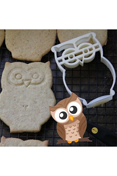 Adana Pasta Malzemeleri Owl Model 1 Cookie Mold