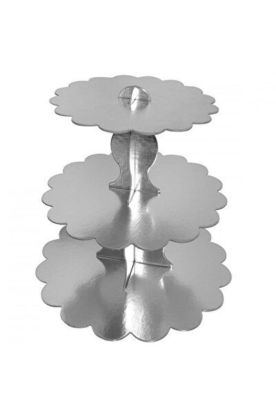 Adana Pasta Malzemeleri Kek Standı Gümüş Renk