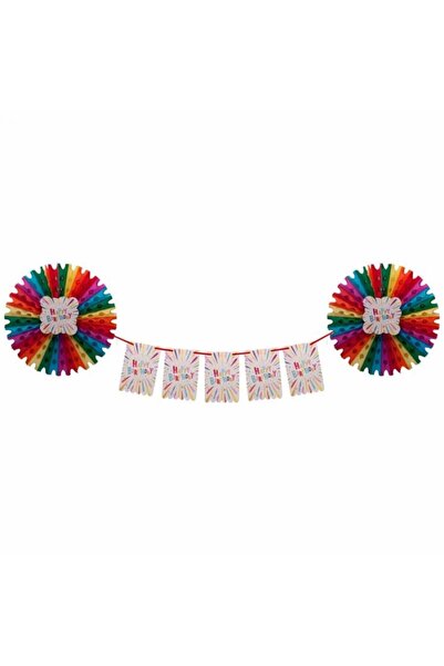 Adana Pasta Malzemeleri Kf-117-Mix Assorted Happy Birthday Ornament