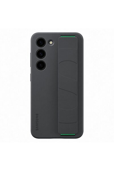 Samsung Galaxy S23 İnce Kordonlu Silikon Kılıf - Siyah