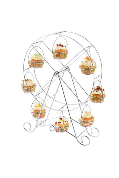 Adana Pasta Malzemeleri Yz1131 Kek Standı Metal Dönme Dolap