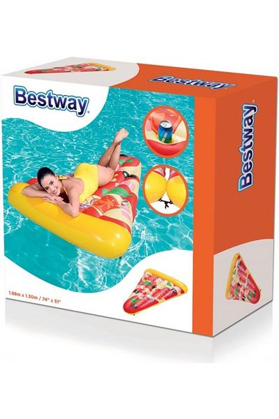 BESTWAY Sea Bed Pizza Slice Bed 188x130 Cm - 44038