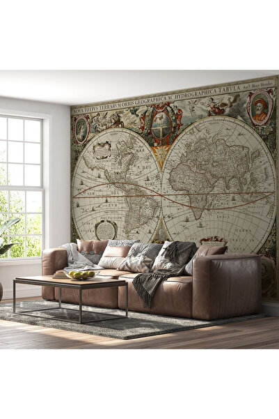 Home Antik harita ve çizimler poster duvar kağıdı