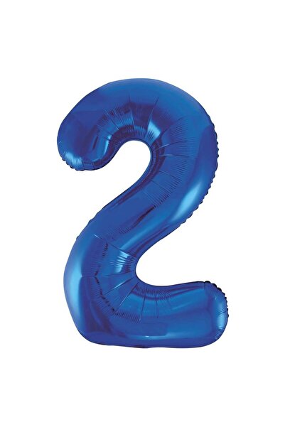 Adana Pasta Malzemeleri 2 Blue 34 Inch Foil Balloons