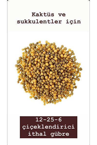 ATLANTE CACTUS Npk -12-25-6 Tüm Bitkiler Için Çiçeklenme Teşvik Edici Akilli Granül Gübre - 250gr