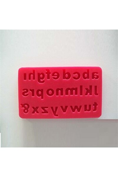 Adana Pasta Malzemeleri S028 Alfabe Küçük Harf Silikon Kalıp H:2 Cm