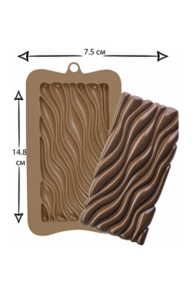 Adana Pasta Malzemeleri BT-2310 SİLİKON TABLET DALGALI ÇİKOLATA KALIBI