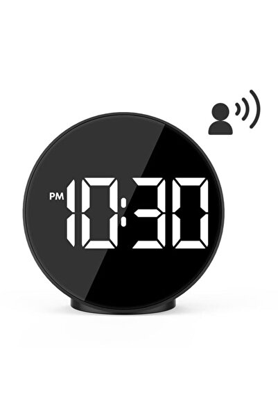 KENLY Dijital Alarm LED Masa Saati Erteleme Ekranı Zaman Gece Lambası Masaüst...