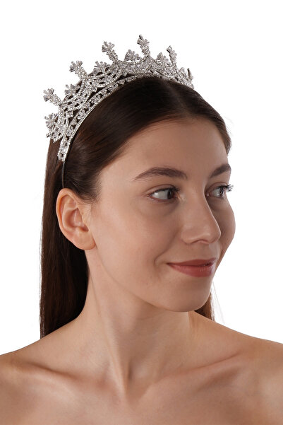 Limelia Γυαλιστερή πέτρα ζιργκόν Νυφική ​​τιάρα Πριγκίπισσα Τιάρα για γάμους ...